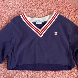 Champion Long Sleeve Crop Top